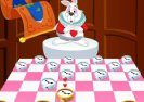 Checkers Of Alice In Wonderland Game