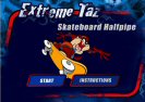 Extreme Taz Skateboard Game