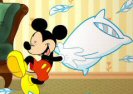 Mickey And Friends In Pillow Fight