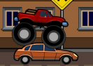 Monster Truck At Traffic Game