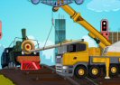 Railroad Crane Parking Game