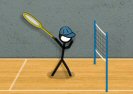 Stick Figure Badminton 3 Game