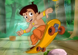 chota bheem stunt car